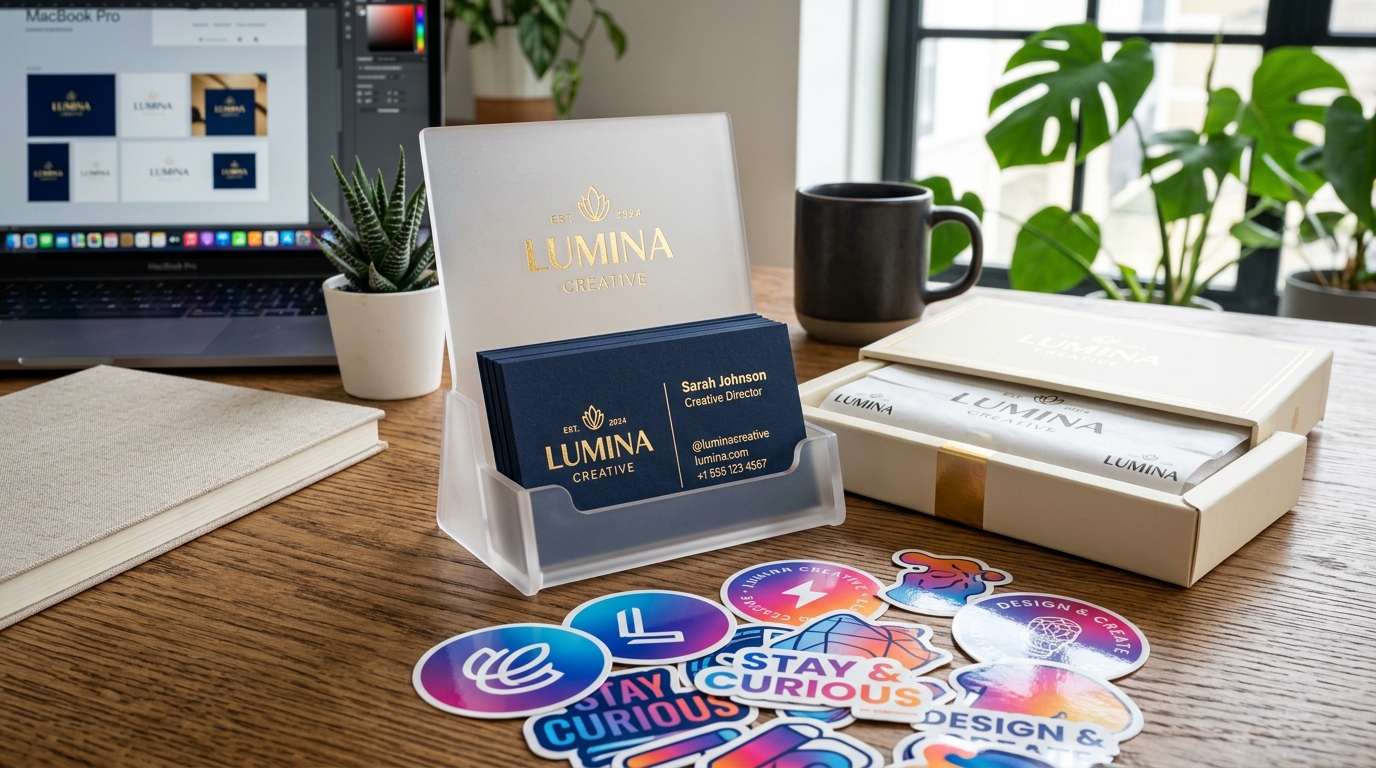 AdPro Marketing High-End Branding, Custom Stickers, and Packaging Showcase